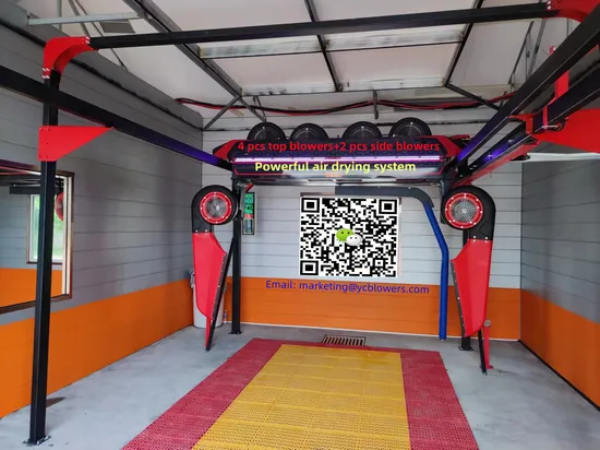 Quick Dryer Blower for Advanced Touchless Automatic Car Wash System